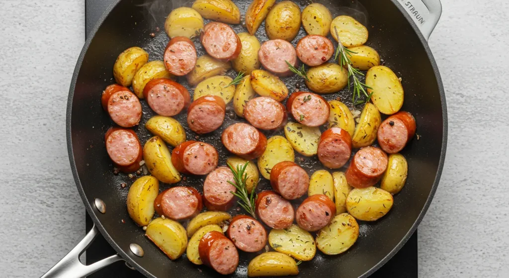 How to Make Kielbasa and Potatoes