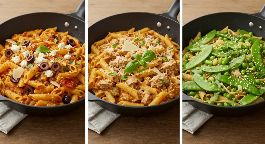 Healthy Turkey Pasta Skillet