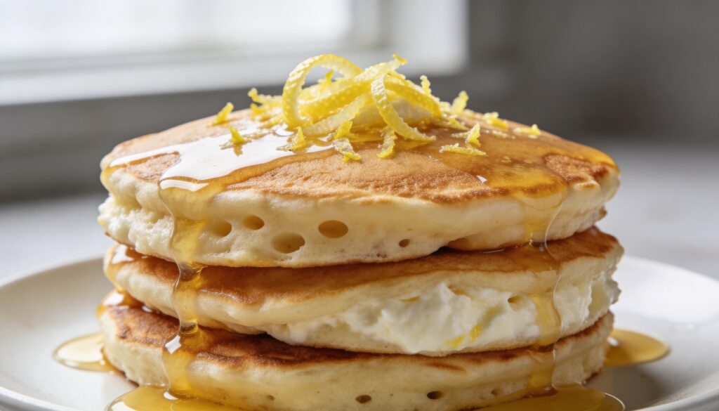 Lemon Ricotta Pancakes Recipe