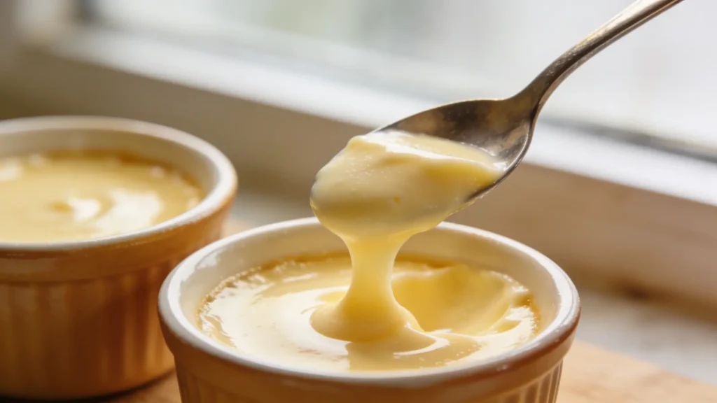 Silky French chocolate pots de crème made in a microwave